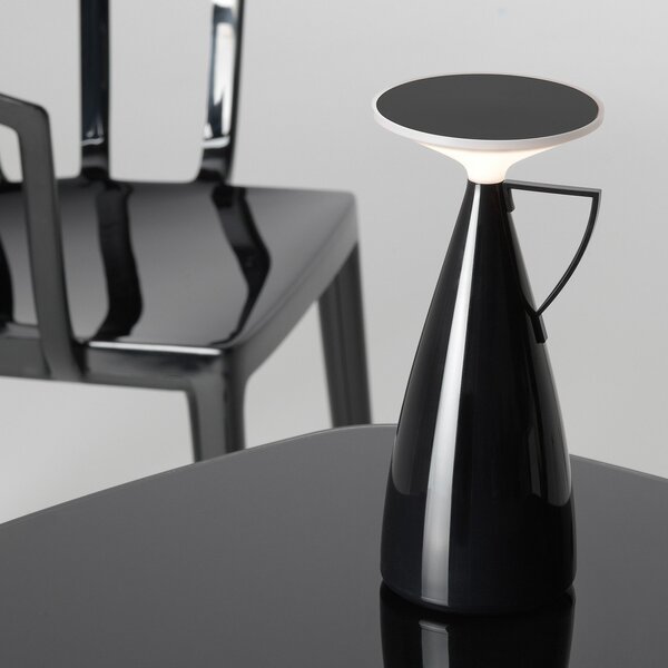 Lampade da tavolo Kartell, Camomille, dimmerabile, Nero, Soggiorno, Plastica, Design