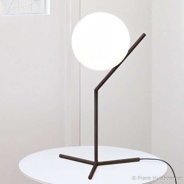 Lampade da tavolo FLOS, IC T1 high, dimmerabile, Nero, Soggiorno, Metallo, Design