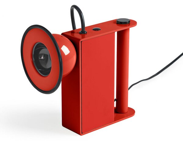 Lampade da tavolo Stilnovo, Minibox, dimmerabile, Rosso, Soggiorno, Metallo, Design