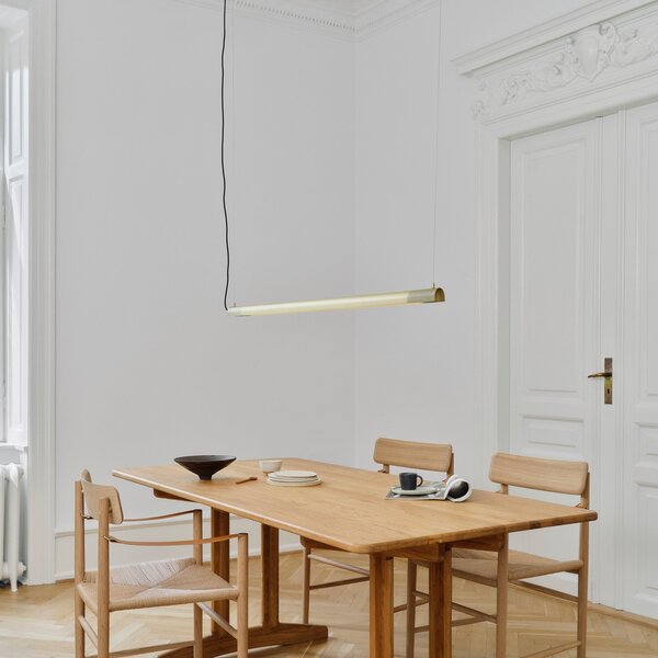 Lampada a sospensione GEJST, Radent, Dorato / Ottone, Sala da pranzo, Metallo