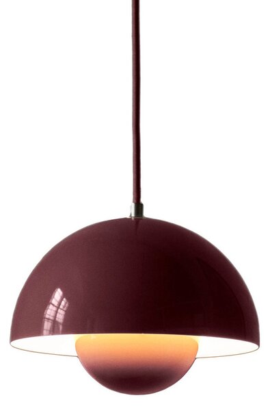 Lampada a sospensione &Tradition, Flowerpot VP1, dimmerabile, Rosa / Rosé, Soggiorno, Metallo, Design