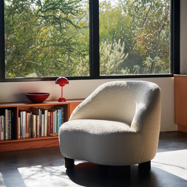 Lampade da tavolo &Tradition, Flowerpot VP9, dimmerabile, Rosso, Soggiorno, Plastica, Design
