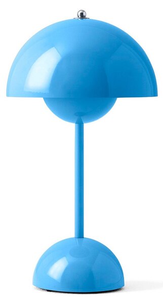 Lampade da tavolo &Tradition, Flowerpot VP9, dimmerabile, Blu, Soggiorno, Plastica, Design