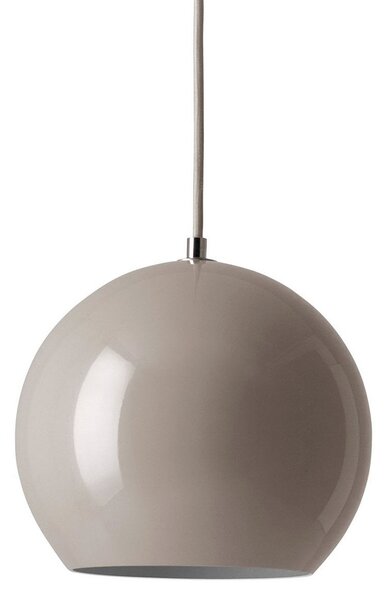 Lampada a sospensione &Tradition, Topan VP6, dimmerabile, Grigio, Soggiorno, Metallo, Design