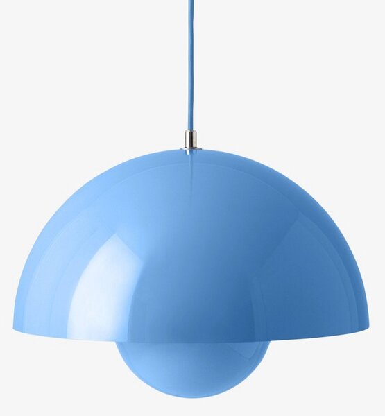 Lampada a sospensione &Tradition, Flowerpot VP7, dimmerabile, Blu, Soggiorno, Metallo, Design