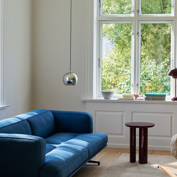 Lampada a sospensione &Tradition, Topan VP6, dimmerabile, Metallizzato, Soggiorno, Metallo, Design