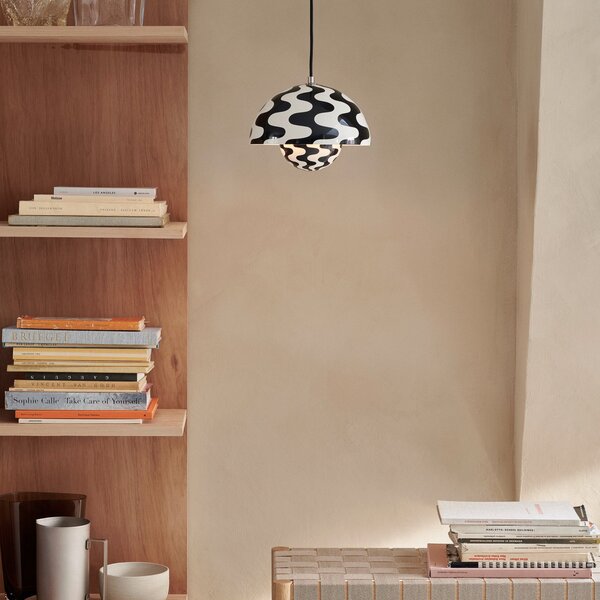 Lampada a sospensione &Tradition, Flowerpot VP1, dimmerabile, Nero, Soggiorno, Metallo, Design