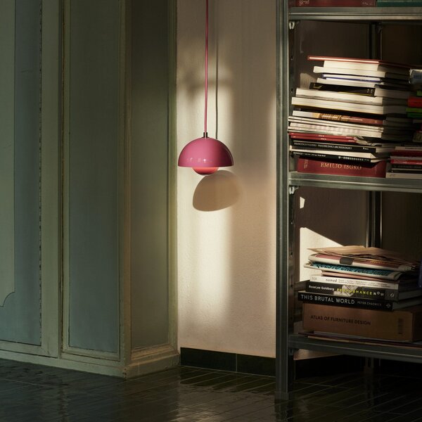 Lampada a sospensione &Tradition, Flowerpot VP10, dimmerabile, Rosa / Rosé, Soggiorno, Metallo, Design