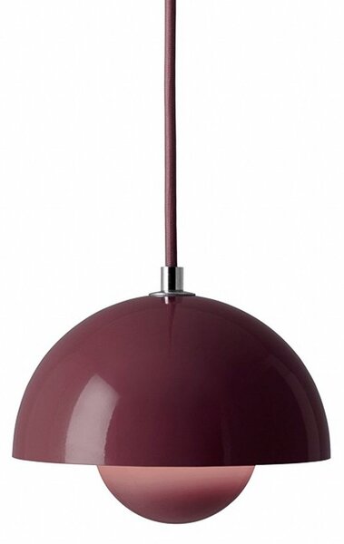 Lampada a sospensione &Tradition, Flowerpot VP10, dimmerabile, Viola, Soggiorno, Metallo, Design