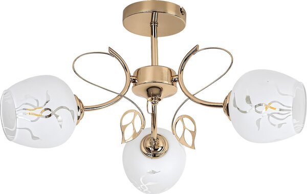 Lampada da soffitto classica E27 3x40W color oro 5098 Fauna Rabalux