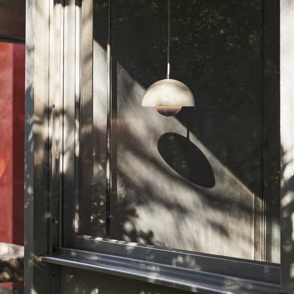 Lampada a sospensione &Tradition, Flowerpot VP10, dimmerabile, Bianco, Soggiorno, Metallo, Design