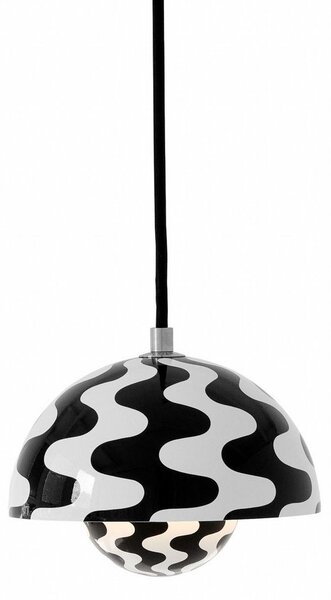 Lampada a sospensione &Tradition, Flowerpot VP10, dimmerabile, Nero, Soggiorno, Metallo, Design