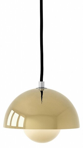 Lampada a sospensione &Tradition, Flowerpot VP10, dimmerabile, Dorato / Ottone, Soggiorno, Metallo, Design