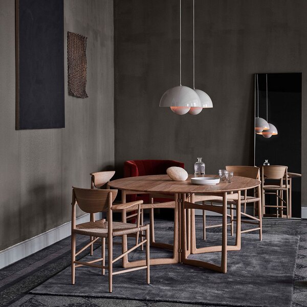 Lampada a sospensione &Tradition, Flowerpot VP7, dimmerabile, Grigio, Soggiorno, Metallo, Design