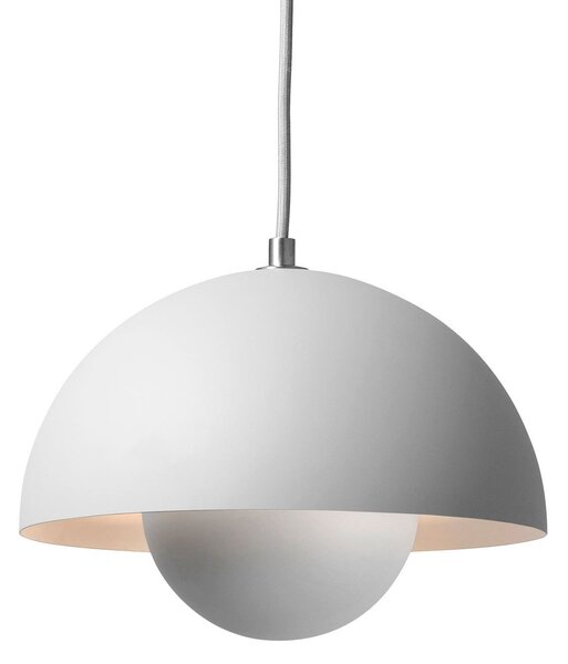 Lampada a sospensione &Tradition, Flowerpot VP1, dimmerabile, Grigio, Soggiorno, Metallo, Design