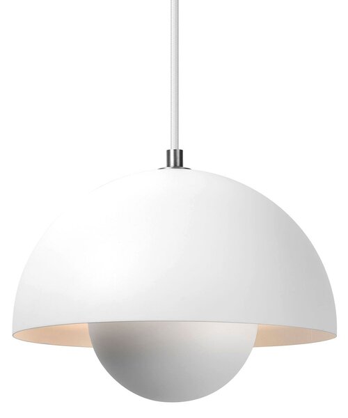 Lampada a sospensione &Tradition, Flowerpot VP1, dimmerabile, Bianco, Soggiorno, Metallo, Design