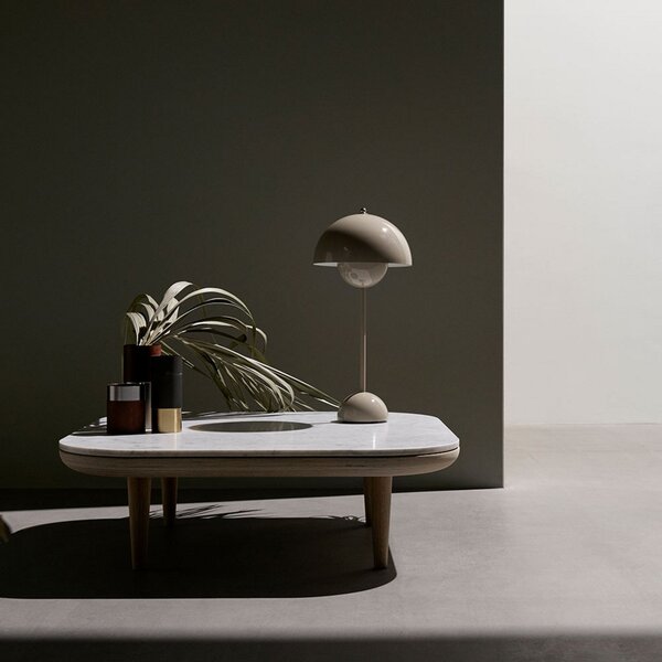 Lampade da tavolo &Tradition, Flowerpot VP3, Grigio, Soggiorno, Metallo, Design