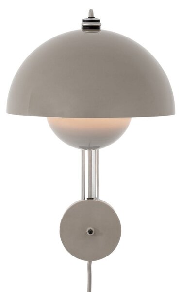 Applique da parete &Tradition, Flowerpot VP8, Grigio, Soggiorno, Metallo, Design