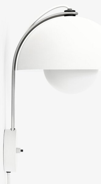 Applique da parete &Tradition, Flowerpot VP8, Bianco, Soggiorno, Metallo, Design