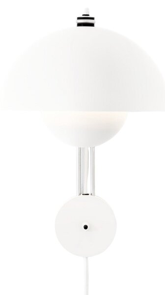 Applique da parete &Tradition, Flowerpot VP8, Bianco, Soggiorno, Metallo, Design