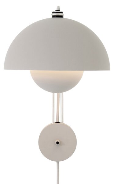 Applique da parete &Tradition, Flowerpot VP8, Grigio, Soggiorno, Metallo, Design