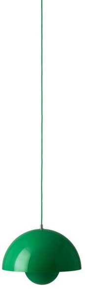Lampada a sospensione &Tradition, Flowerpot VP7, dimmerabile, Verde, Soggiorno, Metallo, Design