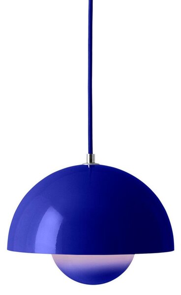 Lampada a sospensione &Tradition, Flowerpot VP1, dimmerabile, Blu, Soggiorno, Metallo, Design