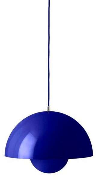 Lampada a sospensione &Tradition, Flowerpot VP7, dimmerabile, Blu, Soggiorno, Metallo, Design