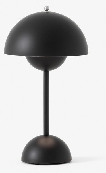 Lampade da tavolo &Tradition, Flowerpot VP9, dimmerabile, Nero, Soggiorno, Plastica, Design