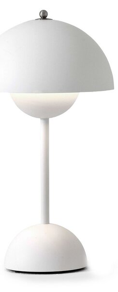 Lampade da tavolo &Tradition, Flowerpot VP9, dimmerabile, Bianco, Soggiorno, Plastica, Design