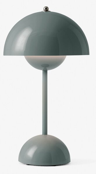 Lampade da tavolo &Tradition, Flowerpot VP9, dimmerabile, Grigio, Soggiorno, Plastica, Design