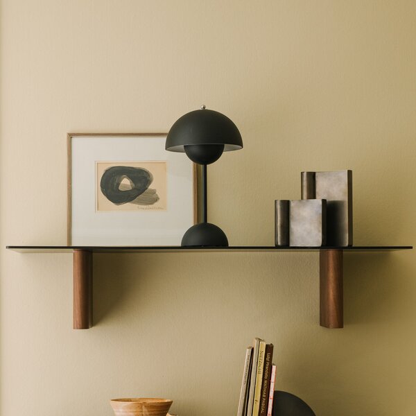 Lampade da tavolo &Tradition, Flowerpot VP9, dimmerabile, Nero, Soggiorno, Plastica, Design