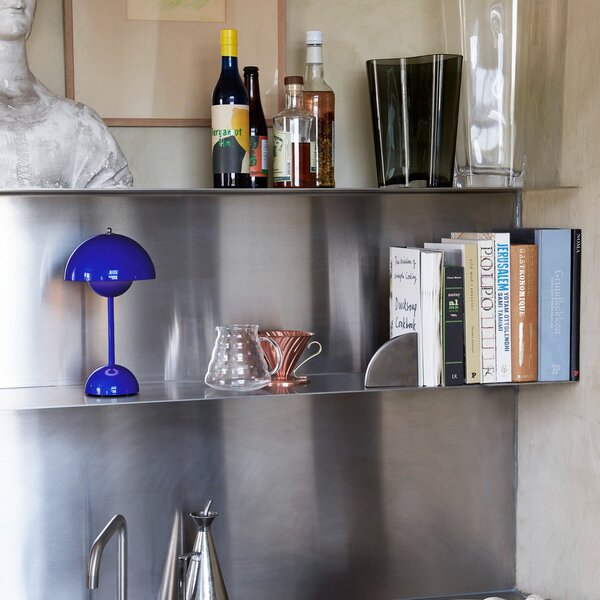 Lampade da tavolo &Tradition, Flowerpot VP9, dimmerabile, Blu, Soggiorno, Plastica, Design