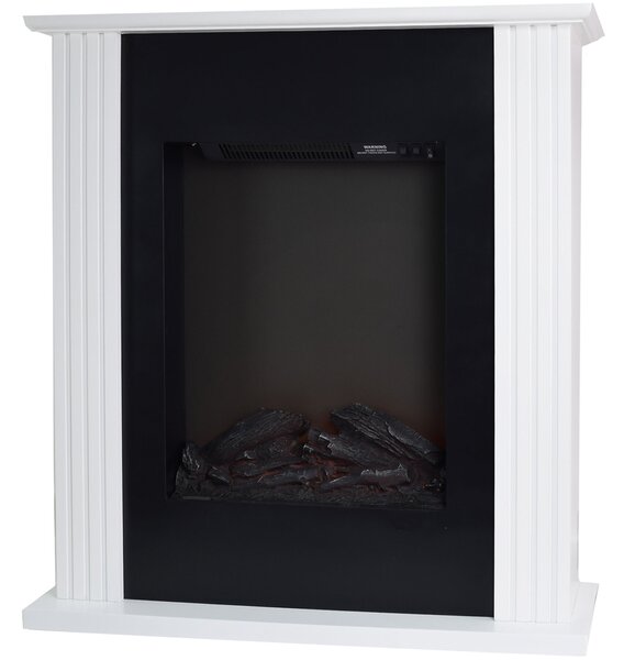 Caminetto elettrico Syntrox a libera installazione con effetto fiamma FSK-2000W-Elm