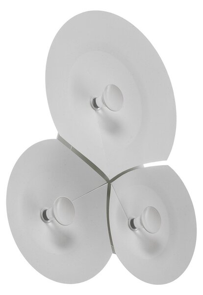 Applique da parete Luceplan, Bulbullia, dimmerabile, Bianco, Soggiorno, Metallo, Design
