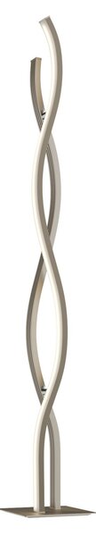 Lampada da terra Lucande, Mairia, dimmerabile, Metallizzato, Soggiorno, Metallo, Moderno