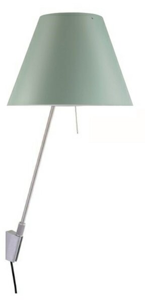 Costanzina Applique da Parete Alu/Comfort Green - Luceplan