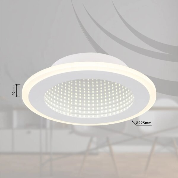 Globo 48919-12R - Plafoniera LED LAMELA LED/12W/230V