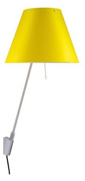 Costanzina Applique da Parete Alu/Smart Yellow - Luceplan