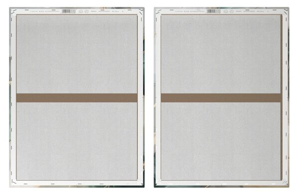 Set di quadri con elementi dipinti a mano 2 pz 50x70 cm Aventurine – Styler