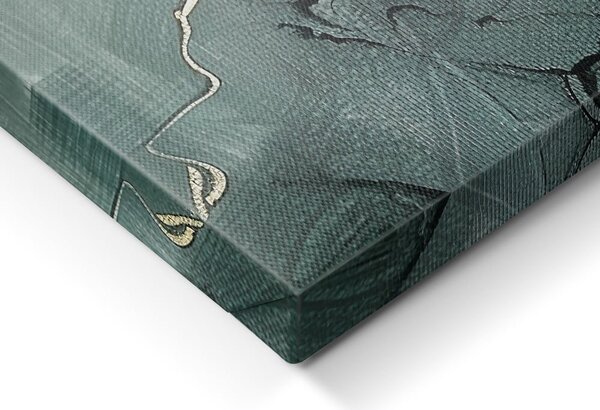 Set di quadri con elementi dipinti a mano 2 pz 50x70 cm Aventurine – Styler
