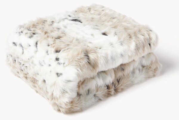 Coperta in ecopelliccia effetto leopardo Skins