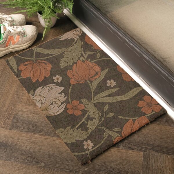 Zerbino in fibra di cocco 40x60 cm William Morris Rose - Artsy Doormats