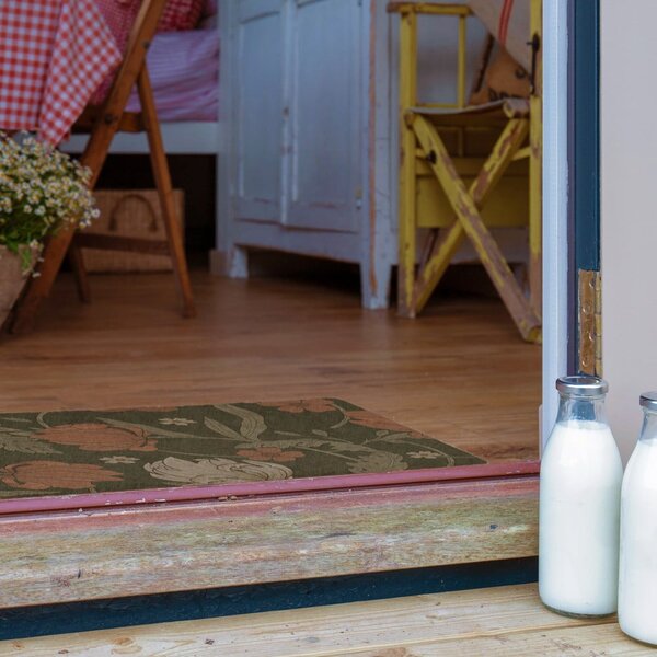 Zerbino in fibra di cocco 40x60 cm William Morris Rose - Artsy Doormats