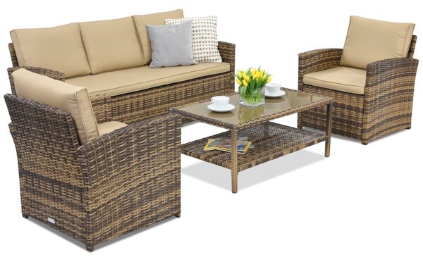 Mobili da giardino Monaco Coffee 5 Garden Point marrone
