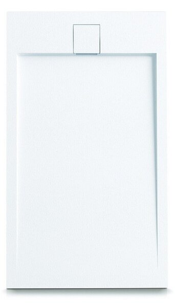 KAMALU - Piatto doccia in resina 80x100 effetto pietra | KR1000