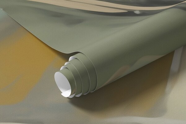 Carta da parati Fogliame astratto, pittura in stile imitativo, Carta da parati Buffer, w05906 : Uwalls.it