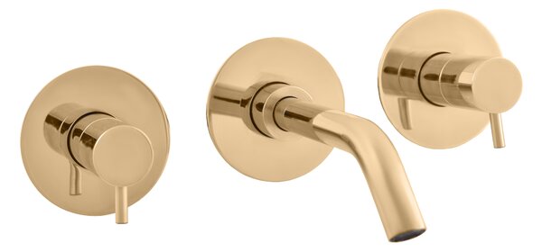 SEINA - Rubinetto per lavabo da incasso, Rose Gold - lucido SE131ZRL, RAV Slezák