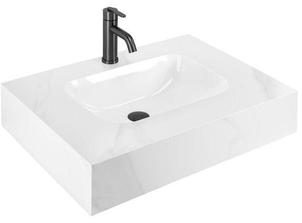 Lavabo sospeso REA Aresa Belt White 70