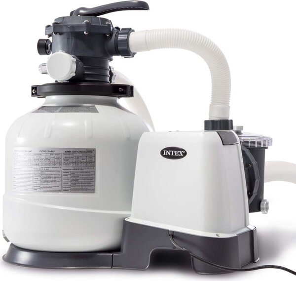 Intex Pompa Di Filtraggio a Sabbia per Piscine 10500 Lt/H Hp 0.60 - 26648